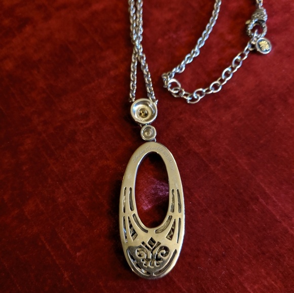 Andrea Candela Silver, 18K, & Diamond Necklace - Picture 3 of 6